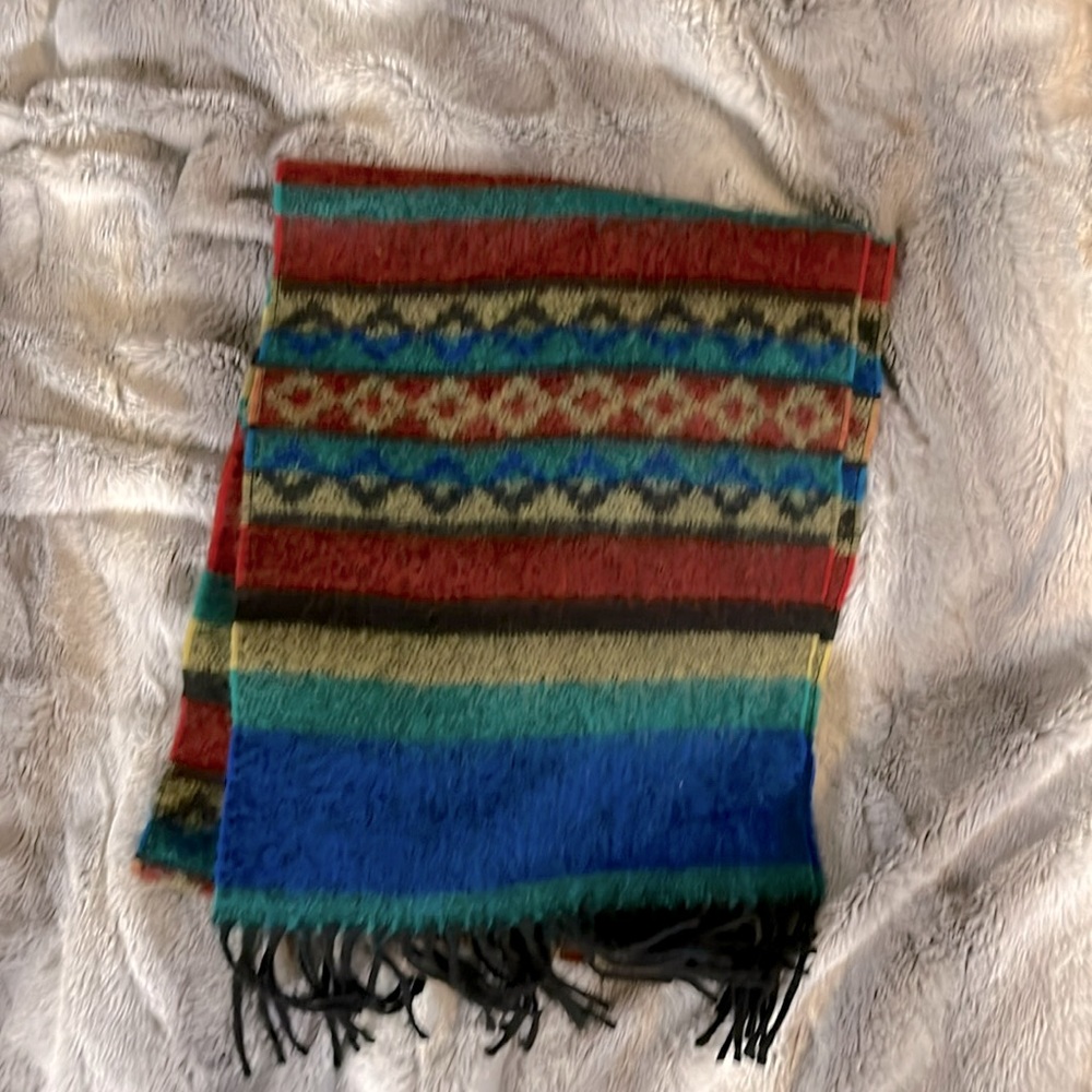 Super soft cozy scarf multi color design